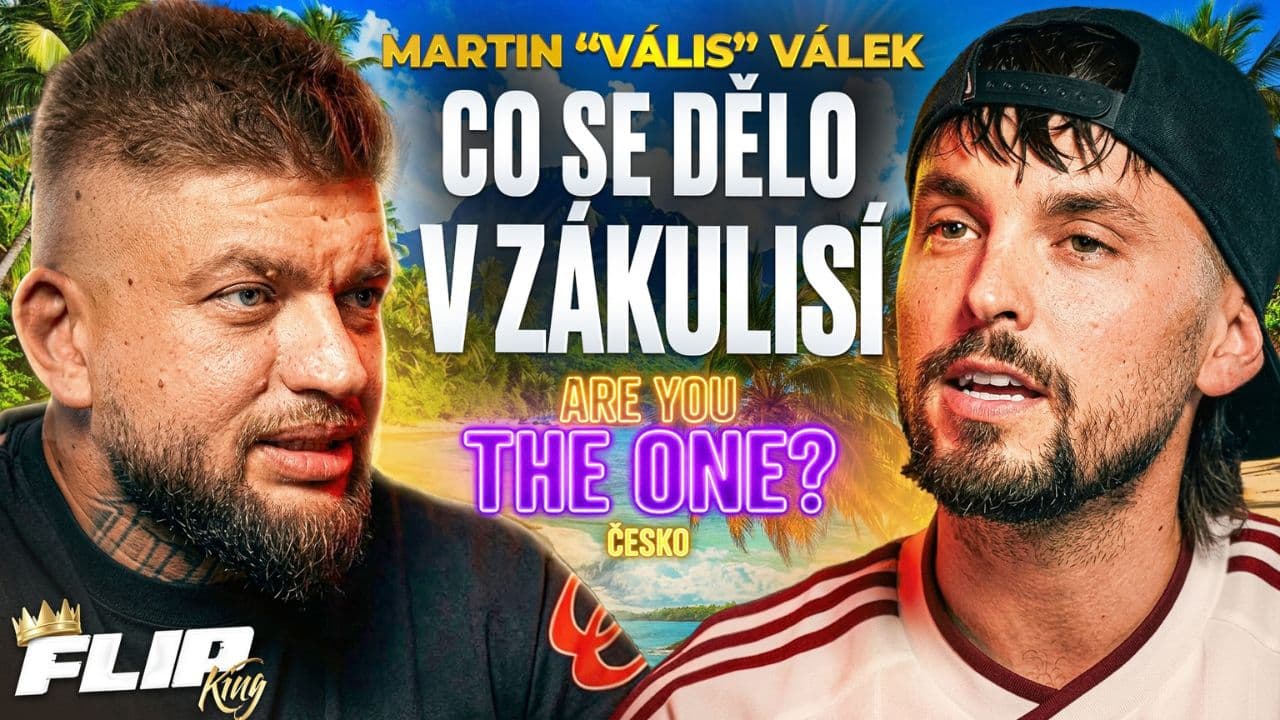 Martin „Vális“ Válek během rozhovoru ve FLIPKING podcastu